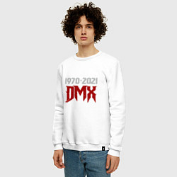 Свитшот хлопковый мужской DMX Life, цвет: белый — фото 2