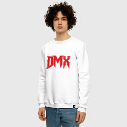 Свитшот хлопковый мужской DMX Power, цвет: белый — фото 2