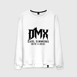 Свитшот хлопковый мужской DMX King, цвет: белый
