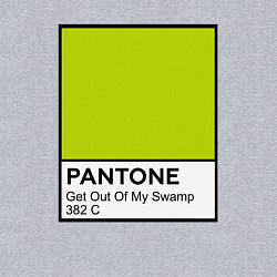 Свитшот хлопковый мужской Shrek: Pantone Color, цвет: меланж — фото 2