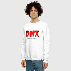 Свитшот хлопковый мужской DMX - Rest In Peace, цвет: белый — фото 2