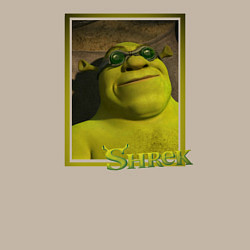 Свитшот хлопковый мужской Шрек в очках, цвет: миндальный — фото 2