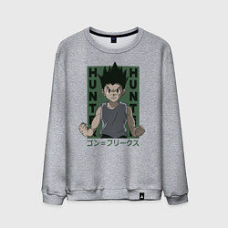 Свитшот хлопковый мужской Гон Фрикс Хантер, цвет: меланж