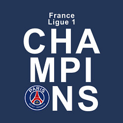 Свитшот хлопковый мужской PSG CHAMPIONS, цвет: тёмно-синий — фото 2