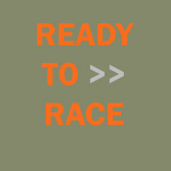 Свитшот хлопковый мужской KTM READY TO RACE спина Z, цвет: авокадо — фото 2