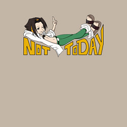 Свитшот хлопковый мужской Not Today, цвет: миндальный — фото 2