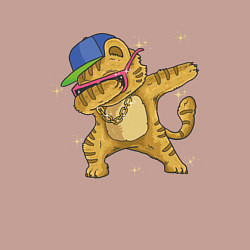 Свитшот хлопковый мужской Cat Dab, цвет: пыльно-розовый — фото 2