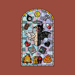 Свитшот хлопковый мужской Фреска Исаак, цвет: кирпичный — фото 2