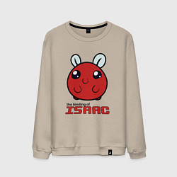 Свитшот хлопковый мужской The binding of isaac Monsters, цвет: миндальный