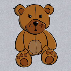 Свитшот хлопковый мужской Плюшевый медведь, цвет: меланж — фото 2