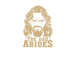 Свитшот хлопковый мужской The dad abides BL, цвет: белый — фото 2