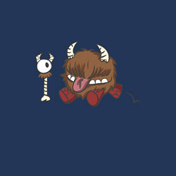 Свитшот хлопковый мужской Честер dont starve, цвет: тёмно-синий — фото 2