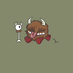 Свитшот хлопковый мужской Честер dont starve, цвет: авокадо — фото 2