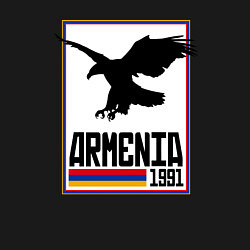 Свитшот хлопковый мужской Armenia 1991, цвет: черный — фото 2