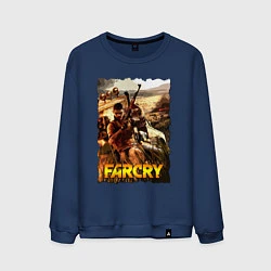 Свитшот хлопковый мужской FARCRY Fortune’s, цвет: тёмно-синий