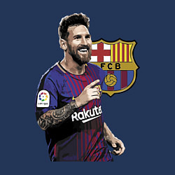 Свитшот хлопковый мужской Lionel Messi Barcelona Argentina, цвет: тёмно-синий — фото 2