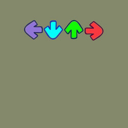 Свитшот хлопковый мужской Friday Night Funkin стрелки, цвет: авокадо — фото 2