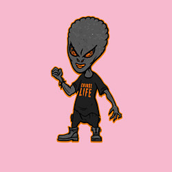 Свитшот хлопковый мужской Alien Trainspotting, цвет: светло-розовый — фото 2