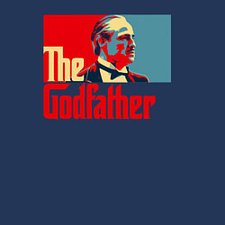 Свитшот хлопковый мужской Godfather logo, цвет: тёмно-синий — фото 2
