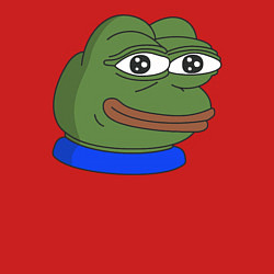 Свитшот хлопковый мужской Лягушонок Пепе, цвет: красный — фото 2