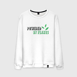 Мужской свитшот Powered By Plants