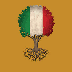 Свитшот хлопковый мужской Italy Tree, цвет: горчичный — фото 2