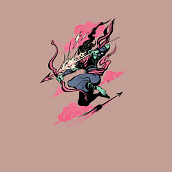 Свитшот хлопковый мужской Pink cloud Dead Cells, цвет: пыльно-розовый — фото 2