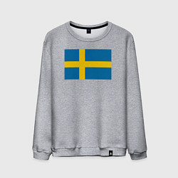 Мужской свитшот Швеция Флаг Швеции