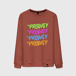 Свитшот хлопковый мужской The Prodigy, цвет: кирпичный