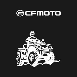 Свитшот хлопковый мужской CFmoto СФ мото КВАДРОЦИКЛ, цвет: черный — фото 2