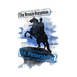 Свитшот хлопковый мужской The Bronze Horseman, цвет: белый — фото 2