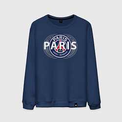 Свитшот хлопковый мужской PSG Core Wordmark Graphic New 202223, цвет: тёмно-синий