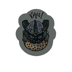 Свитшот хлопковый мужской Кусь! Серия Веселые горгульи, цвет: белый — фото 2