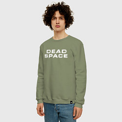 Свитшот хлопковый мужской Dead Space, цвет: авокадо — фото 2
