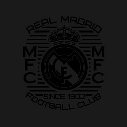 Свитшот хлопковый мужской Real Madrid MFC, цвет: черный — фото 2