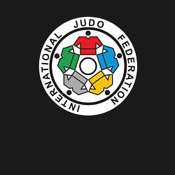 Свитшот хлопковый мужской Judo Federation, цвет: черный — фото 2