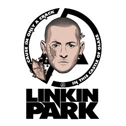 Свитшот хлопковый мужской LINKIN PARK, цвет: белый — фото 2
