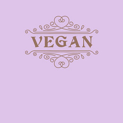 Свитшот хлопковый мужской Веган - Vegan, цвет: лаванда — фото 2
