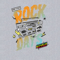 Свитшот хлопковый мужской Rock Days, цвет: меланж — фото 2