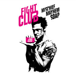 Свитшот хлопковый мужской Мыло Тайлера, цвет: белый — фото 2