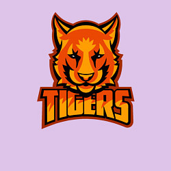 Свитшот хлопковый мужской Tigers, цвет: лаванда — фото 2