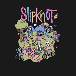 Свитшот хлопковый мужской SLIPKNOT, цвет: черный — фото 2