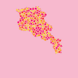 Свитшот хлопковый мужской Armenia Stars, цвет: светло-розовый — фото 2