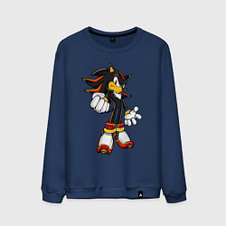 Свитшот хлопковый мужской S Hedgehog, цвет: тёмно-синий