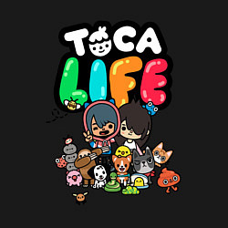 Свитшот хлопковый мужской Toca Life, цвет: черный — фото 2