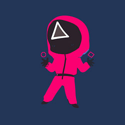 Свитшот хлопковый мужской SQUID GAME ИГРА В КАЛЬМАРА, цвет: тёмно-синий — фото 2