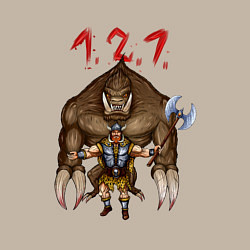 Свитшот хлопковый мужской Разнос на 121, цвет: миндальный — фото 2