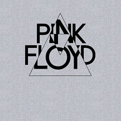 Свитшот хлопковый мужской PINK FLOYD LOGO ПИНК ФЛОЙД, цвет: меланж — фото 2