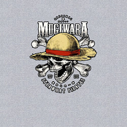 Свитшот хлопковый мужской MUGIWARA ONE PIECE ВАН ПИС, цвет: меланж — фото 2