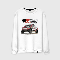 Свитшот хлопковый мужской Toyota Gazoo Racing Team, Finland Motorsport, цвет: белый